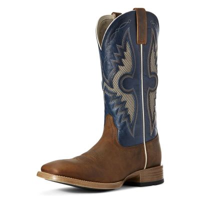 Ariat Solado VentTEK Kahverengi / Lacivert Western Csizma Erkek (30435-298)